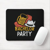 Bachelor Party Briom Groom Team _3 Mousepad (Mit Mouse)