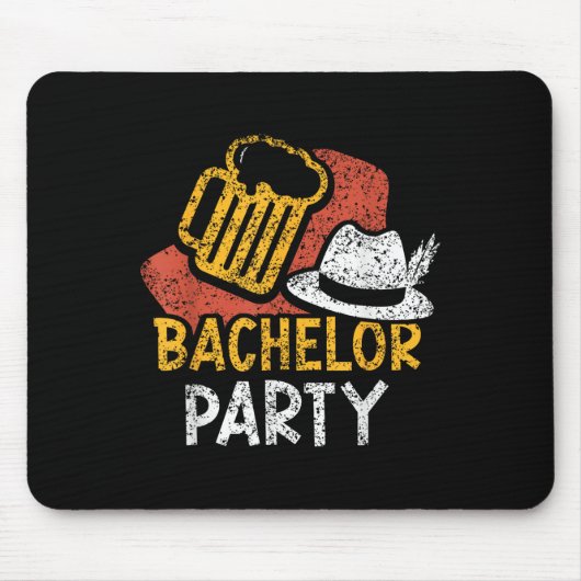 Bachelor Party Briom Groom Team _3 Mousepad (Vorne)