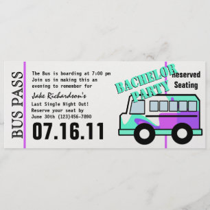 Bachelor Party Bus Pass Programm