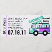 Bachelor Party Bus Pass Programm (Vorderseite)