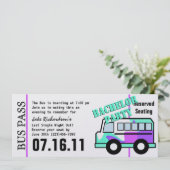 Bachelor Party Bus Pass Programm (Stehend Vorderseite)