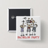 Bachelor Party Button (Vorne & Hinten)