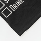 Bachelor Party Checklist Briom Groom Stag Night Pa Fleecedecke (Ecke)