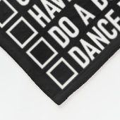 Bachelor Party Checklist Funny Trauzeugen Groom Sq Fleecedecke (Ecke)