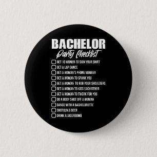 Bachelor Party Checklist Groom Trauzeugen Teil Button