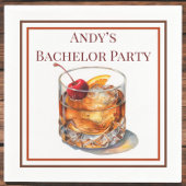 Bachelor Party Cocktail nach Maß Serviette