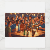 Bachelor Party Collection Weinetikett (Einzelnes Label)