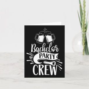 Bachelor Party Crew Team Bachelor Bridge Karte