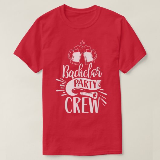 Bachelor Party Crew Team Bachelor Bridge T-Shirt (Design vorne)