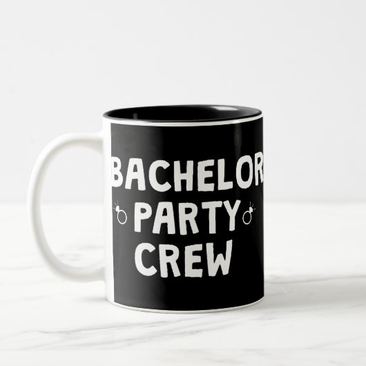 BACHELOR PARTY CREW ZWEIFARBIGE TASSE (Links)
