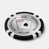 Bachelor Party Custom Memento Pokerchips (Einzeln)
