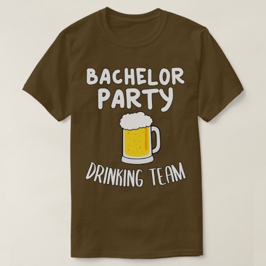 Bachelor Party Drink Team 5 T-Shirt (Design vorne)