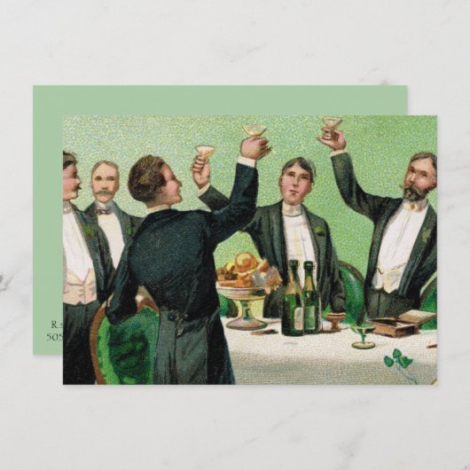 Bachelor Party Einladung (Vorne/Hinten)