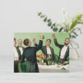 Bachelor Party Einladung (Stehend Vorderseite)