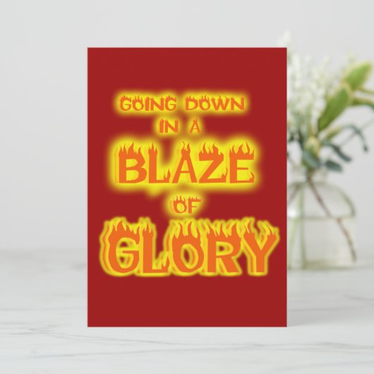 Bachelor Party Einladung (Stehend Vorderseite)