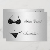 Bachelor Party Einladung (Vorne/Hinten)