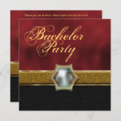 Bachelor-Party Einladung (Vorne/Hinten)