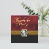 Bachelor-Party Einladung (Stehend Vorderseite)