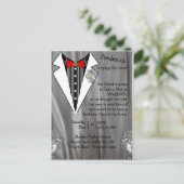 Bachelor Party Einladung Postkarte (Stehend Vorderseite)