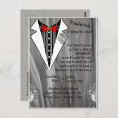 Bachelor Party Einladung Postkarte (Vorne/Hinten)