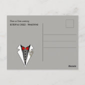 Bachelor Party Einladung Postkarte (Rückseite)