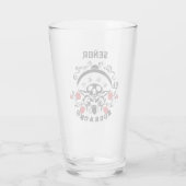 Bachelor Party El Borracho Beer Glas (Rückseite)