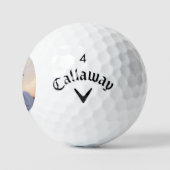 Bachelor Party Favor Custom Golf Groom Face Photo Golfball (Logo)