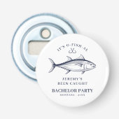 Bachelor Party Fishing Trip Custom Flaschenöffner (Vorderseite)