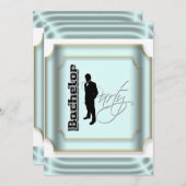 Bachelor Party formale Tuledo Einladung (Vorne/Hinten)