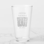 Bachelor Party Foto Gastgeschenk Hochzeit Beer Pin Glas (Rückseite)