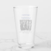 Bachelor Party Foto Gastgeschenk Hochzeit Pint Bee Glas (Rückseite)
