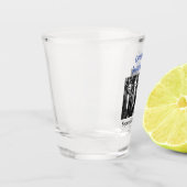Bachelor Party Foto Gastgeschenk Hochzeit Schnapsglas (Links)