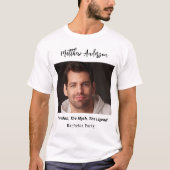 Bachelor Party Foto Mann Mythos Legende Name Spaß T-Shirt (Vorderseite)
