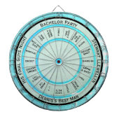 Bachelor Party Fun and Games Regulation Dartscheibe (vorne)