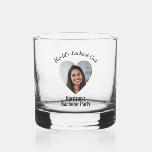 Bachelor Party Fun Personalisiert Bride Face Whiskyglas
