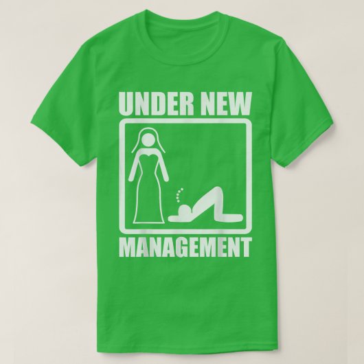 Bachelor Party für Männer, Ehemann unter neuer Lei T-Shirt (Design vorne)