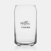 Bachelor-Party für Trauzeuge Dosenglas (Rückseite)