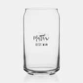 Bachelor-Party für Trauzeuge Dosenglas (Vorderseite)