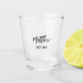 Bachelor-Party für Trauzeuge Schnapsglas (Vorderseite)