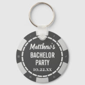 Bachelor Party Gambling Poker Chip Schlüsselanhänger (Vorderseite)