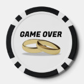 BACHELOR PARTY GAME OVER FUNNY POKER CHIPS (Rückseite)