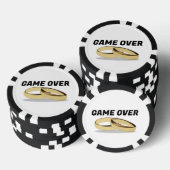 BACHELOR PARTY GAME OVER FUNNY POKER CHIPS (Stapel)
