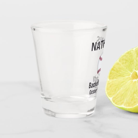 Bachelor Party Gastgeschenk Hochzeit Baseball Schnapsglas (Links)