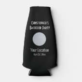 Bachelor Party Gastgeschenk Hochzeit Beer Cheer Flaschenkühler (Vorderseite)