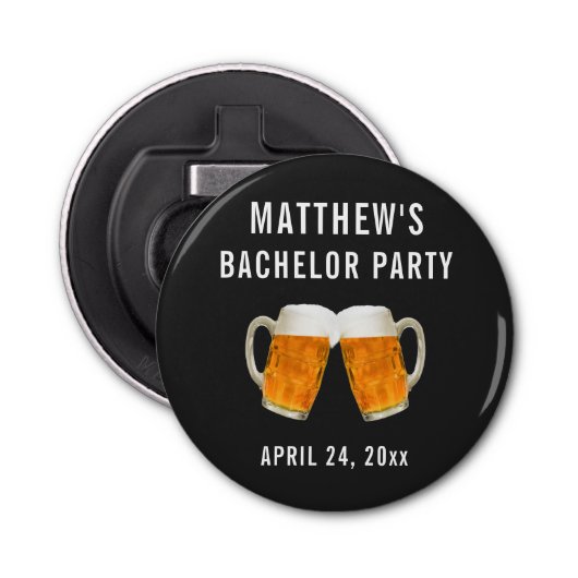 Bachelor Party Gastgeschenk Hochzeit Beer Cheer Flaschenöffner (Vorderseite)
