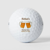 Bachelor Party Gastgeschenk Hochzeit Beer Cheer Golfball (Vorderseite)