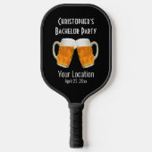 Bachelor Party Gastgeschenk Hochzeit Beer Cheer Pickleball Schläger (Vorderseite)