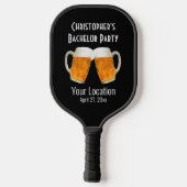 Bachelor Party Gastgeschenk Hochzeit Beer Cheer Pickleball Schläger (Rückseite)