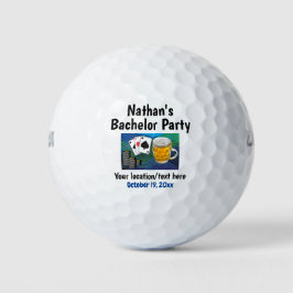 Bachelor Party Gastgeschenk Hochzeit Bier Poker Golfball