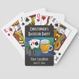 Bachelor Party Gastgeschenk Hochzeit Bier Poker Spielkarten